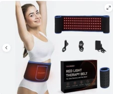 Brand New in Sealed Pkg Red Light Therapy Belt Pain Relief & Skin Treatment
