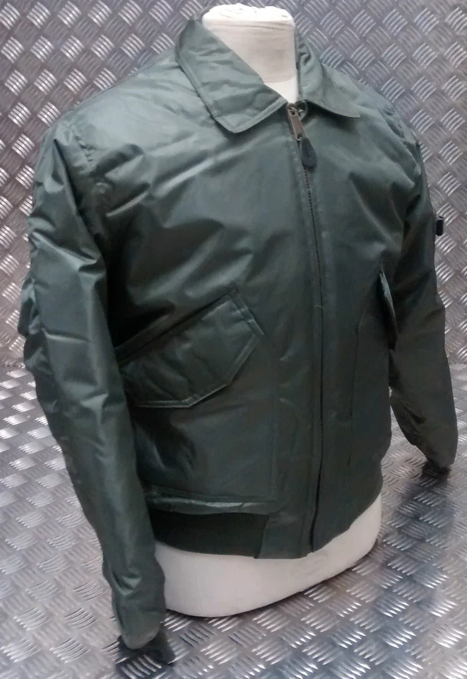 MA2 CWU US Military Style Bomber Jacket MOD/Scooter/Bikers Green - All Sizes NEW - Image 3 of 4