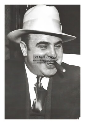 capone smoking cigarette AL MOB BOSS CIGAR WEARING FEDORA PROHIBITION 4X6 PHOTO Sweets Premium Flavored Cigarillo -