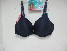 Vanity Fair Women's Bra 2131101 Ego Boost GhostNavy Size 36C New   