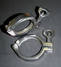 STAINLESS STEEL TRI CLAMP 1/2" FERRULE RANGE TC12mm