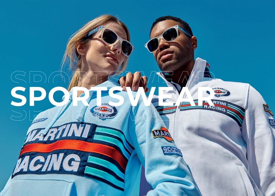 Sparco Martini Racing Half Zip Sweatshirt Jumper Retro Lancia World Rally Team - Изображение 4 из 4