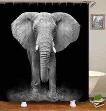 Pointy Ones Next To Trunk 3D Shower Curtain Polyester Bathroom Decor  Waterproof