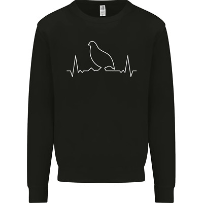 Wachtel Vogel ECG Herren Sweatshirt Pullover