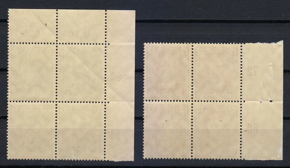 Germany 1936 MNH Mi 604-612 Sc 470-471 Gottlieb Daimler & Carl Benz / Blocks ** - Image 2 of 2