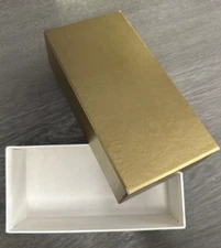 REBOXX Model Train Boxes 9" X 4-1/4" X 2-5/8" Inside Dimensions - GOLD NEW!