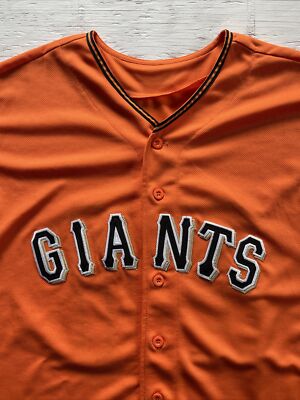 2010 San Francisco Giants orange Friday Home World Series Majestic