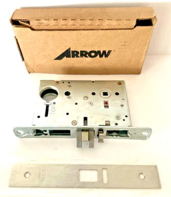 New Arrow BM12RH-LB.FIN Mortise Lock Ingle Point Lock or Latch Storeroom NOS