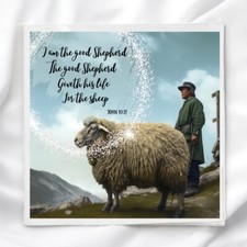 Scripture Fabric Panel for Quilting Sewing Crafting Quilt Block Square BV749619