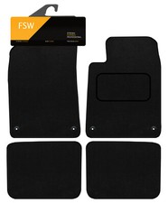 Car Floor Mats For Citroen C6 2006-2012 Fully Tailored Carpet Black 4Pc