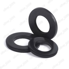 Black 304 Stainless Steel Flat Washers Insulation M3 M4 M5 M6 M8 M10 M12