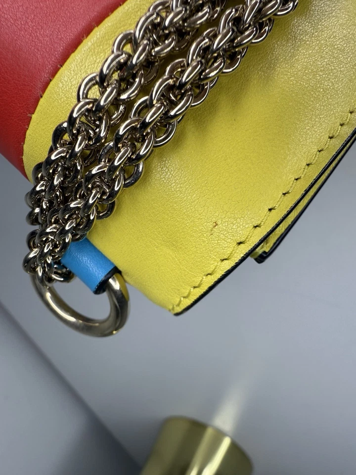Valentino Garavani Rockstud Colorblock Glam Lock Flap Rainbow Mini Shoulder Bag - Image 4 of 4