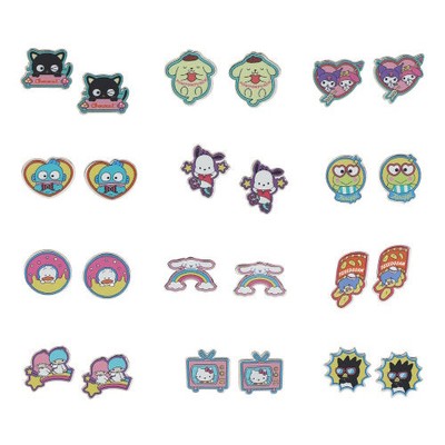 Sanrio Hello Kitty And Friends Earrings Bioworld Earring Set
