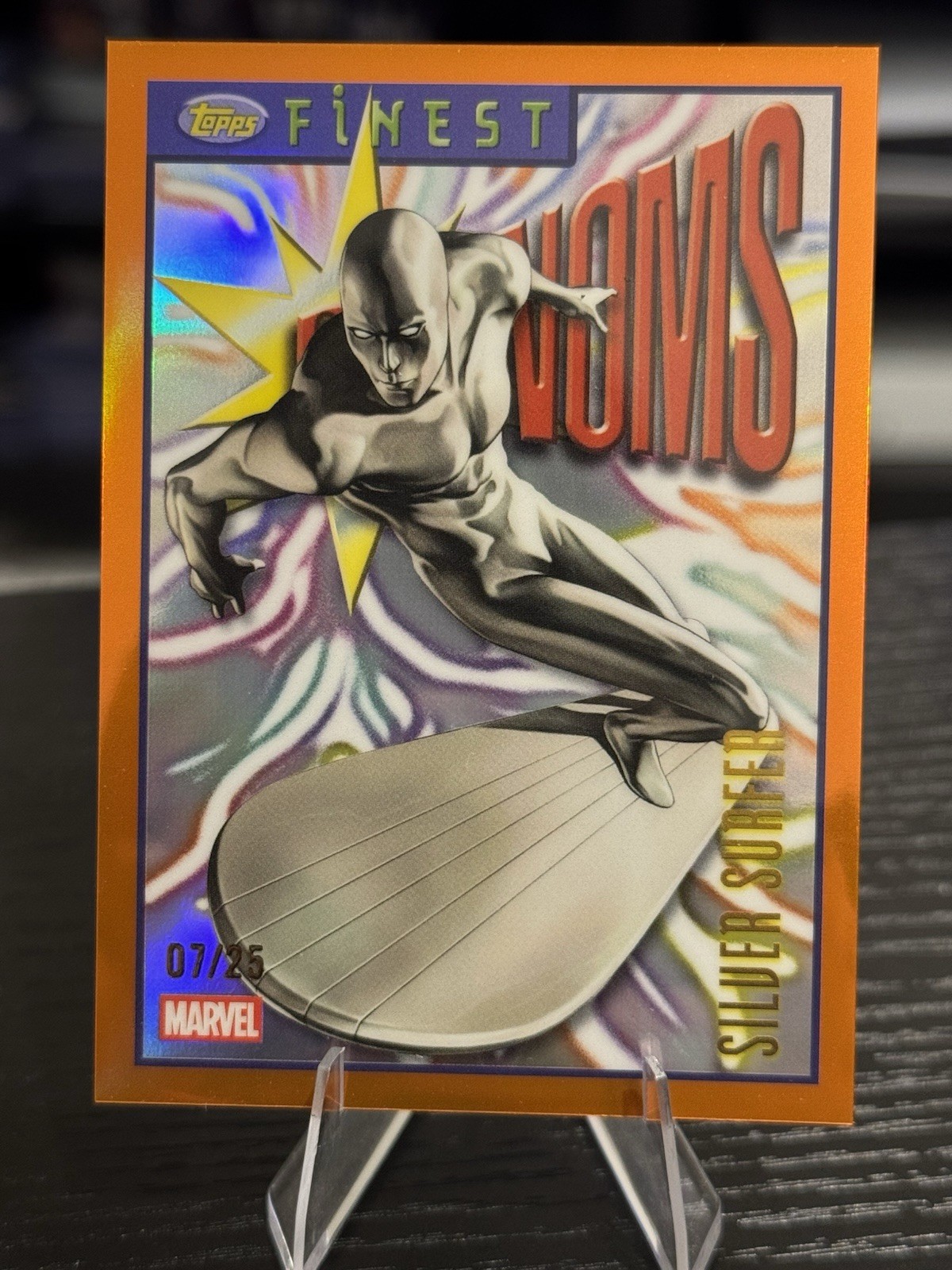 2026 Topps Finest Fantastic Four Silver Surfer Finest Phenoms Orange /25