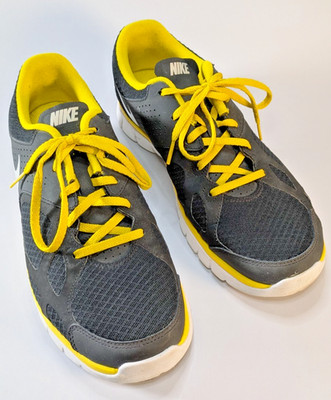Nike Flex 2012 RN Mens Running Shoes 512019-013 Black Yellow Size 11