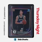 2025 Bowman Mega Box Basketball Burgundy Mojo Refractor Egor Demin #BCV-8