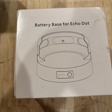 Battery Base for Echo Dot 3rd Gen Battery Stand Portable Charger Black New