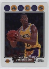 2008-09 Topps Chrome Magic Johnson #171 HOF 18jt