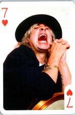 Ozzy Osbourne Black Sabbath Frontman Playing  Card K