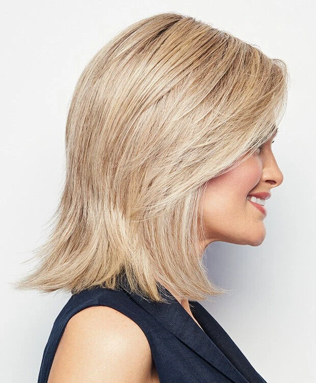 Peluca Raquel Welch Big Time RL14/22 Oro Pálido Trigo Bob Capas Cabello por Hairuwear Foto 2 de 4