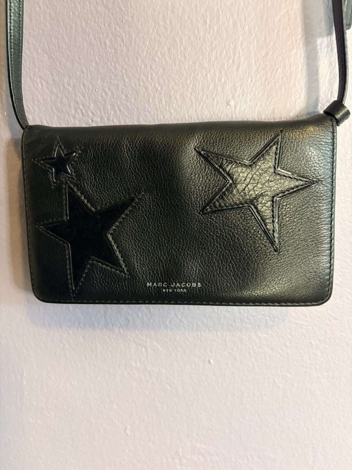 Authentic Marc Jacob’s Patchwork Shoulder Bag Lea… - image 10