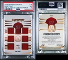 Leaf Ultimate Mike Trout 6-Patch Game Used “The Ultimate Card” BRONZE 19/25 PSA!