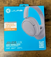 JLab JBuds Lux  App Bluetooth USB-C Wireless Headphones -Mauve