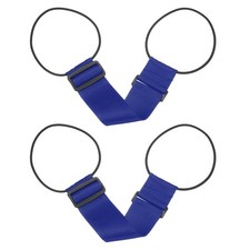 Luggage Straps Bag Bungee, 2 Pcs Suitcase Straps Adjustable Belt, Dark Blue