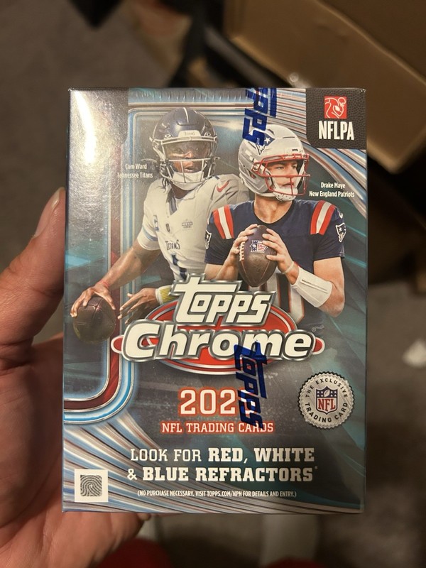 2025 Topps Chrome Football Blaster Box Factory Sealed New In-Hand 🔥 Ready Ship