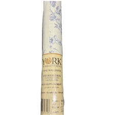 York Wallcoverings White Blue Bridge Outdoor Roll 56 Sq Ft EU4732