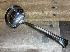Gorham Studio Trilogy Gravy Ladle Serving Spoon 18/8 Glossy Stainless Japan VTG