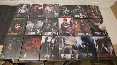 18x Custom Steelbook Bundel - Resident Evil 1 - 9- OHNE Spiel