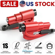 2 Pack Emergency Escape Auto Car Window Glass Tool Breaker Seat Belt Cutter 3in1