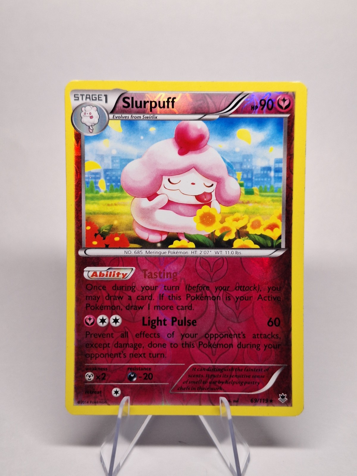 Slurpuff [Reverse Holo] #69 Pokemon Phantom Forces LP