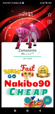 Pokemon Shiny Zamazenta Special Background Tra De Go Read Describe 