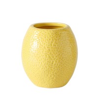 Zahnputzbecher ZahnbüRstenbecher ZahnbüRstenhalter Zitrone Keramik Gelb 9X9X10Cm