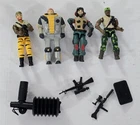 S-925 VINTAGE 1980'S HASBRO GI JOE FIGURES FROSTBITE LIFT-TICKET DEEP SIX ETC