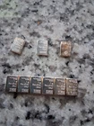 Total Of 9- Valcambi 1 Gram Silver Bars - NEW With Some Toning