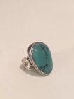 SILPADA Vintage Turquoise Sterling Silver 925 Ring Size 8