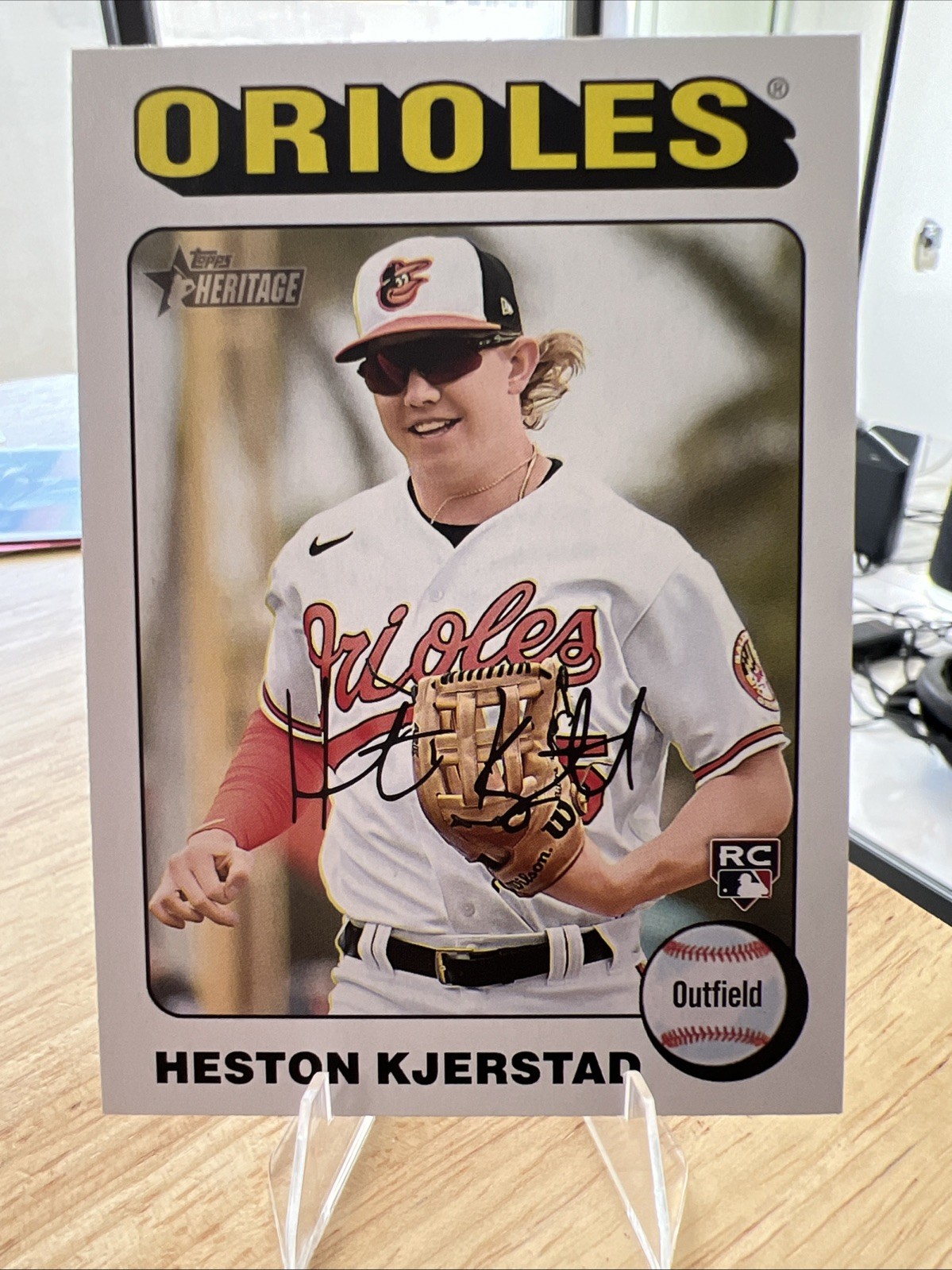 2024 Topps Heritage - Heston Kjerstad #327 White Border (RC)