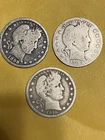 lot of 3 Barbra Quarters 1898,1900,1916-O