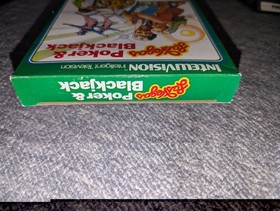 Las Vegas Poker and Blackjack Intellivision Game 1979 CIB! White Label! Tested!