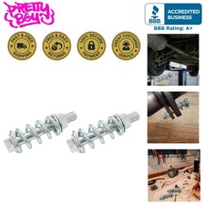 2PCS Exhaust Bolt,Automotive Universal Grade Exhaust Manifold Spring Screw,Muffl