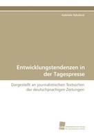 Entwicklungstendenzen In Der Tagespresse Gabriela Rykalová