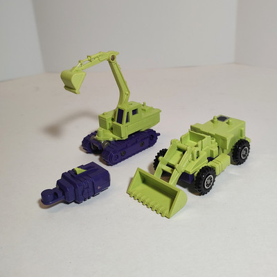 Vtg G1 Transformers Constructicons Lot Action Figures 1984 Hasbro Devastator
