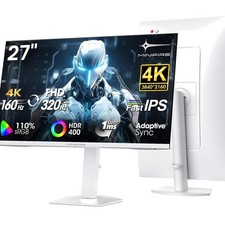 27 Zoll 4K Gaming Monitor, UHD 160Hz/FHD 320Hz Dual Modus,Fast IPS