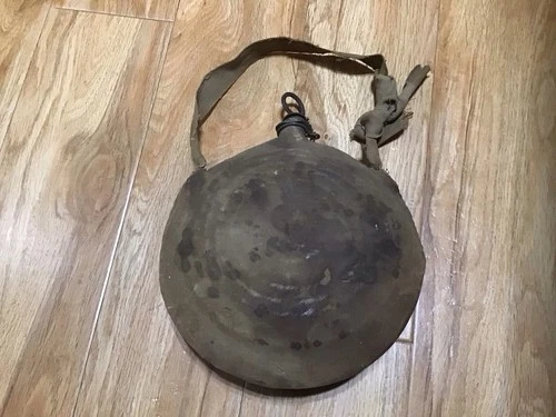 Civil War Bullseye Canteen **READ** Vietnam War Veteran Carried By Viet Cong