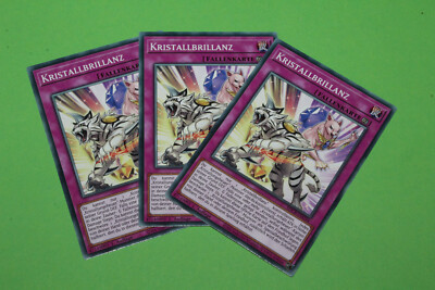 YuGiOh Playset SDCB-DE034 Kristallbrillanz Common 3x