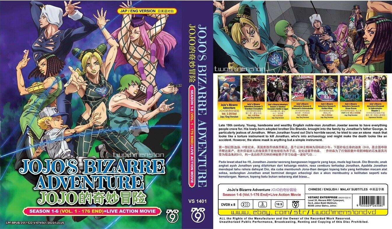 Jojo's Bizarre Adventure Set 4: Diamond Is Unbreakable Part 1 [DVD] - Best  Buy