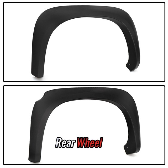 4pc Front & Rear Fender Flares Fit 200511 Dodge Dakota Black Factory Style H eBay